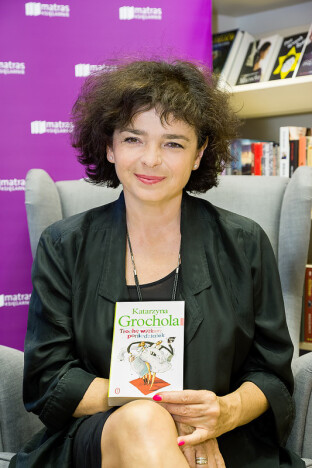 Katarzyna Grochola i "Trochę większy poniedziałek" w mediach