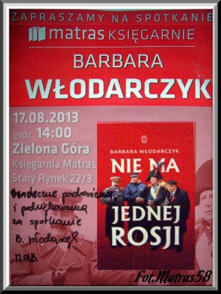 Relacja ze spotkania z Barbarą Włodarczyk w Zielonej Górze