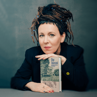 Olga Tokarczuk na Rajskiej